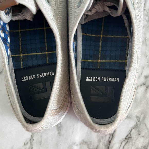 Ben Sherman | Chandler Lo canvas lace up preppy dress sneakers men’s size 10.5 - Picture 9 of 11